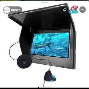 Portable Underwater Camera with Black Display